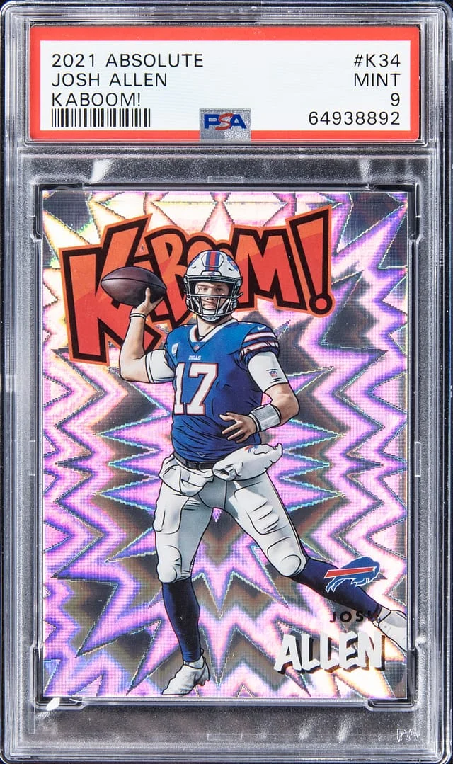 2021 Absolute Josh Allen Kaboom! #K34 card image