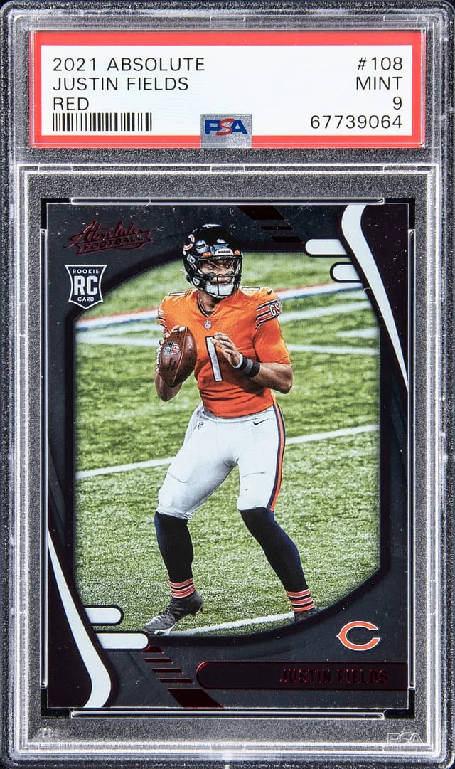 2021 Absolute Justin Fields Red #108 card image