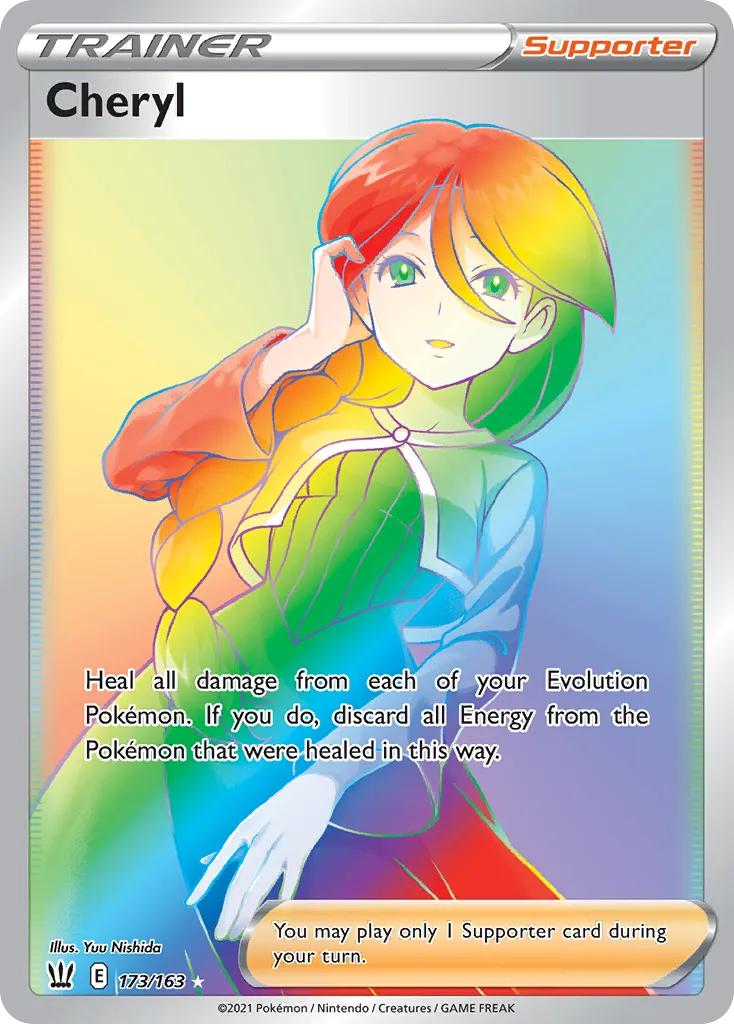 2021 Battle Styles Cheryl Uncommon #123/163 Uncommon card image