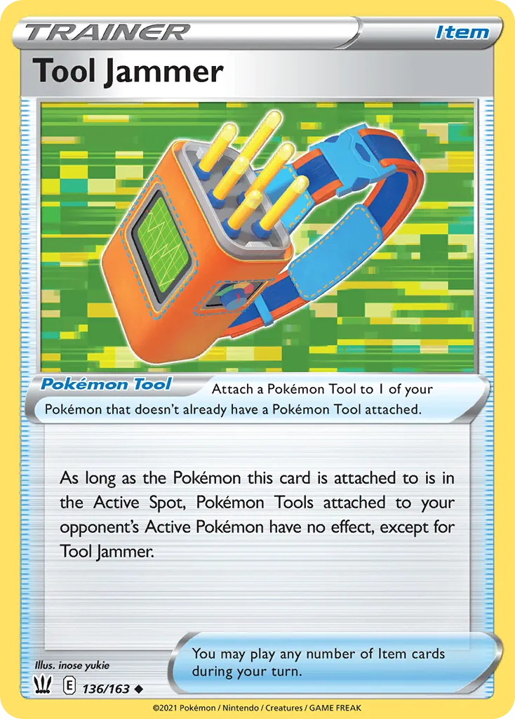 2021 Battle Styles Tool Jammer Uncommon #136/163 Uncommon card image