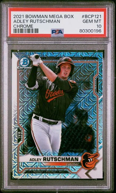2021 Bowman Adley Rutschman Mega Box Chrome #BCP121 card image