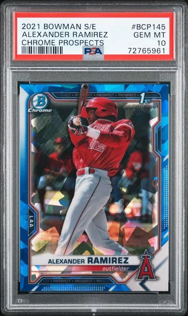 2021 Bowman Alexander Ramirez Sapphire Edition Chrome Prospects #BCP-145 card image
