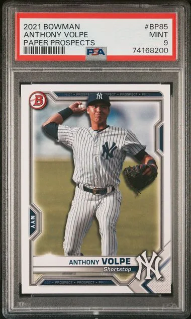 2021 Bowman Anthony Volpe Paper Prospects #BP85 card image