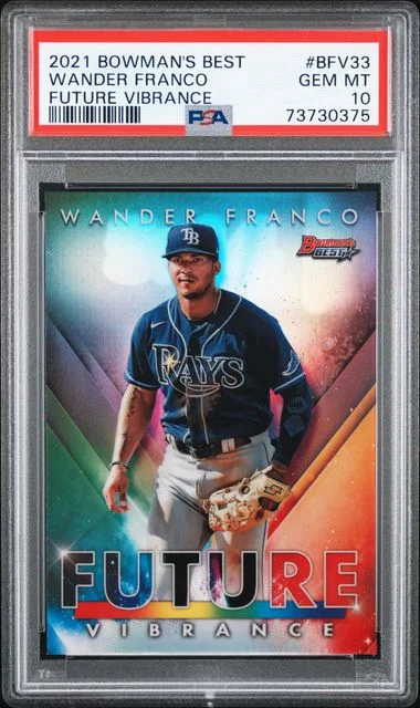 2021 Bowman Best Wander Franco Future Vibrance #BFV-33 card image