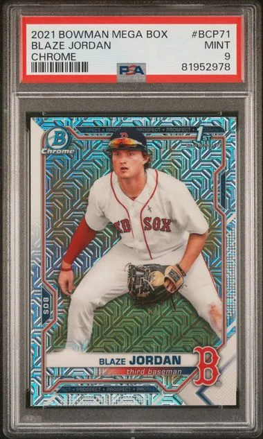 2021 Bowman Blaze Jordan Mega Box Chrome #Bcp71 card image