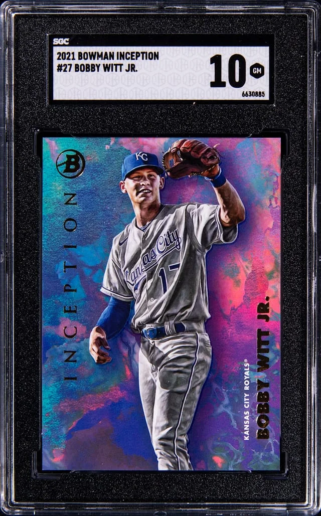 2021 Bowman Bobby Witt Jr Inception #27 card image