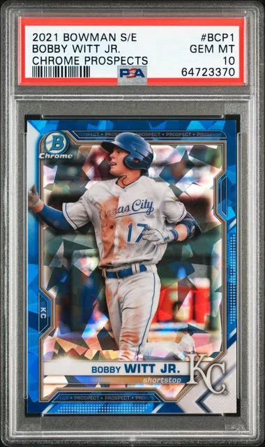 2021 Bowman Bobby Witt Jr. Mega Box Chrome #Bcp1 card image