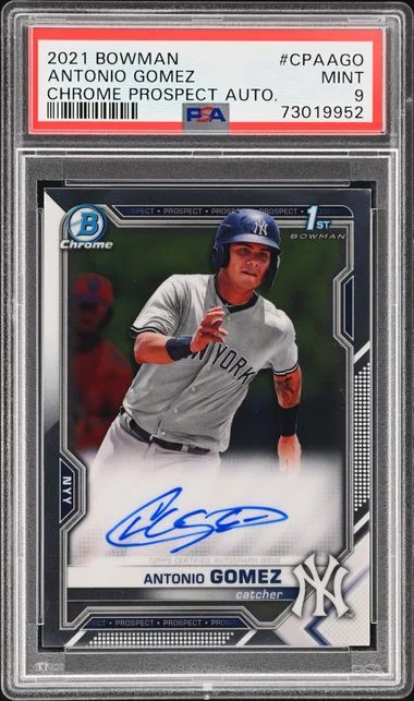 2021 Bowman Chrome Antonio Gomez Prospect Autographs #CPAAGO card image