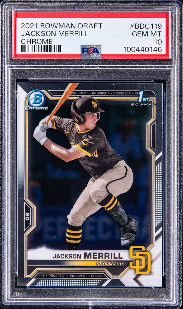 2021 Bowman Chrome Draft Jackson Merrill #BDC-119 card image