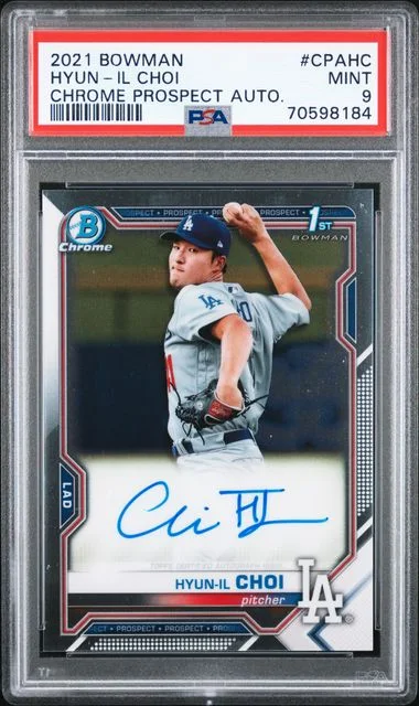 2021 Bowman Chrome Hyun-Il Choi Prospect Autographs #CPA-HC card image
