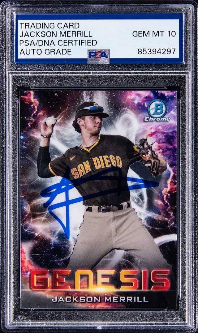 2021 Bowman Chrome Jackson Merrill Genesis #GNS-19 card image