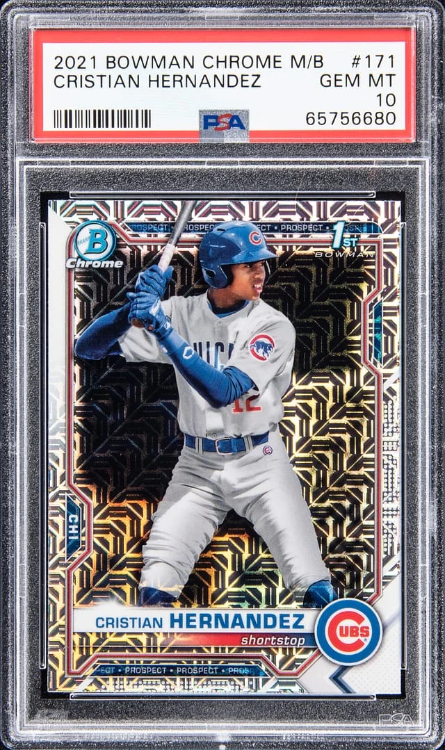 2021 Bowman Chrome Mega Box Christian Hernandez #171 card image