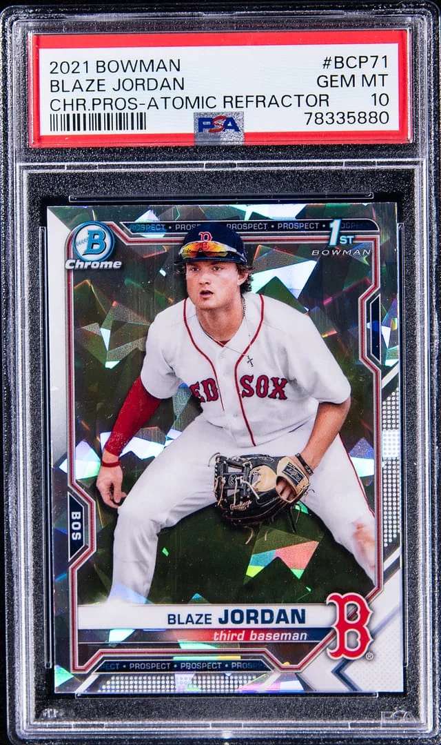 2021 Bowman Chrome Prospects Blaze Jordan #BCP71 card image