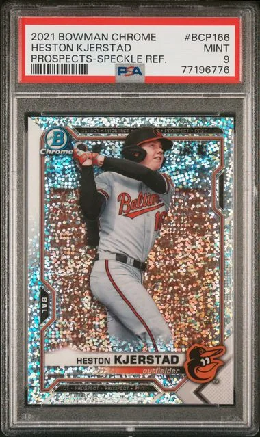 2021 Bowman Chrome Prospects Heston Kjerstad #BCP166 card image
