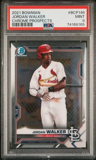 2021 Bowman Chrome Prospects Jordan Walker #BCP-146 card image