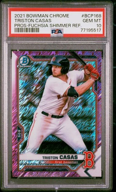 2021 Bowman Chrome Prospects Triston Casas #BCP168 card image