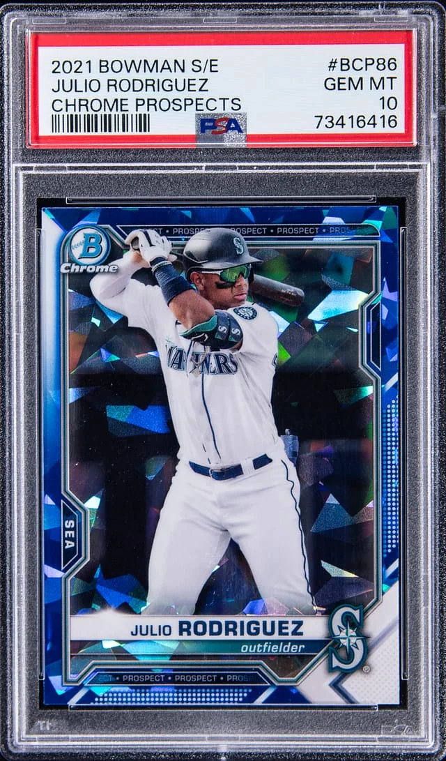 2021 Bowman Chrome Sapphire Edition Prospects Prospects Julio Rodriguez #no-number card image