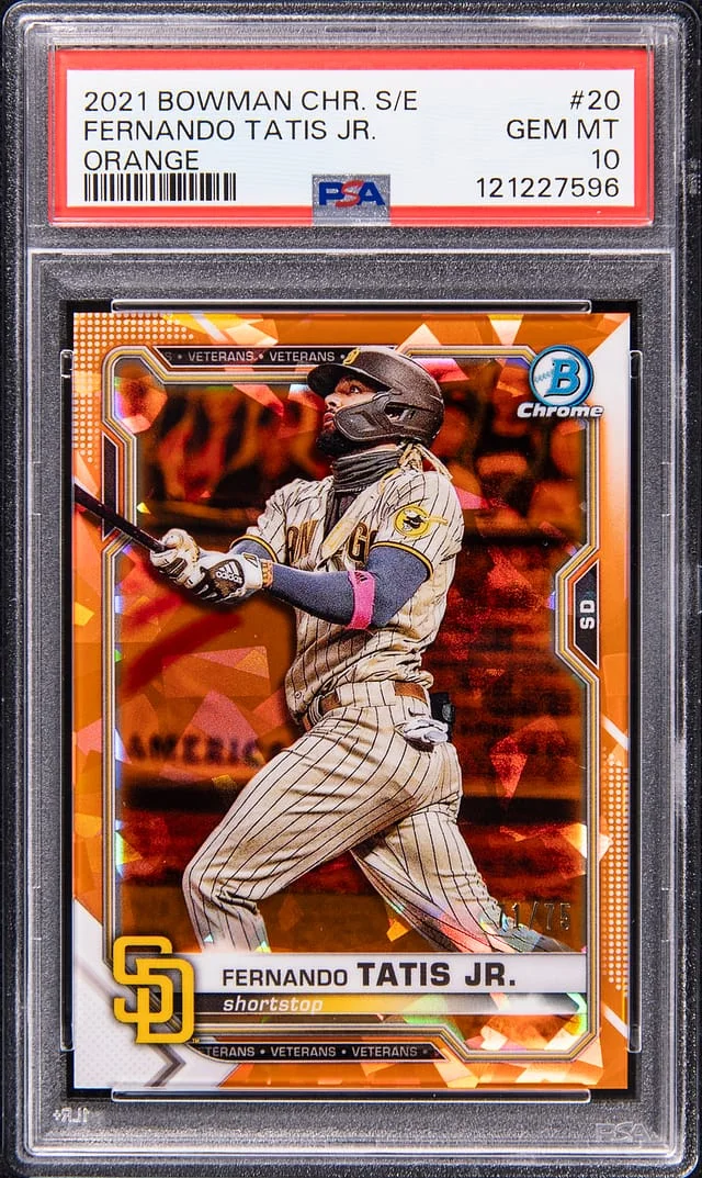 2021 Bowman Chrome Sapphire Fernando Tatis Jr. Edition #20 card image