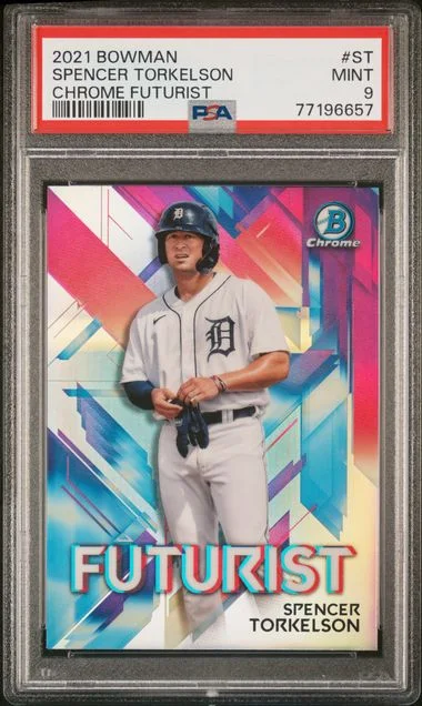2021 Bowman Chrome Spencer Torkelson Futurist #ST card image
