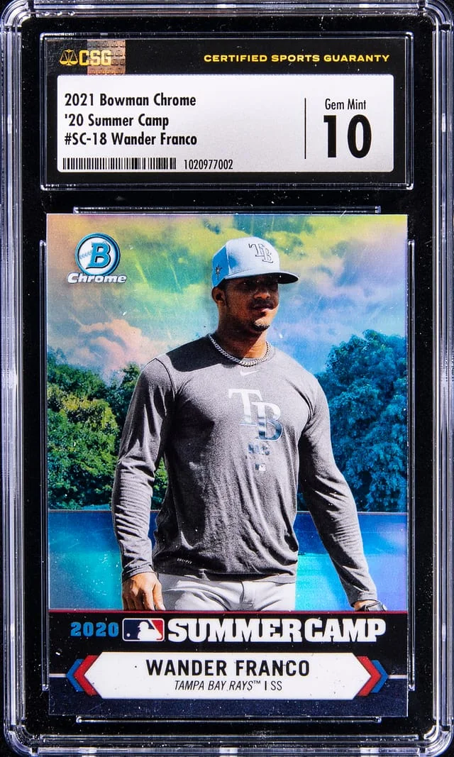 2021 Bowman Chrome Wander Franco 2020 Summer Camp #SC-18 card image
