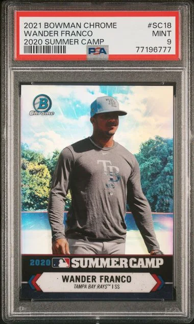 2021 Bowman Chrome Wander Franco 2020 Summer Camp #SC18 card image