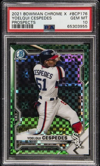 2021 Bowman Chrome X Yoelqui Cespedes Prospects #BCP-176 card image