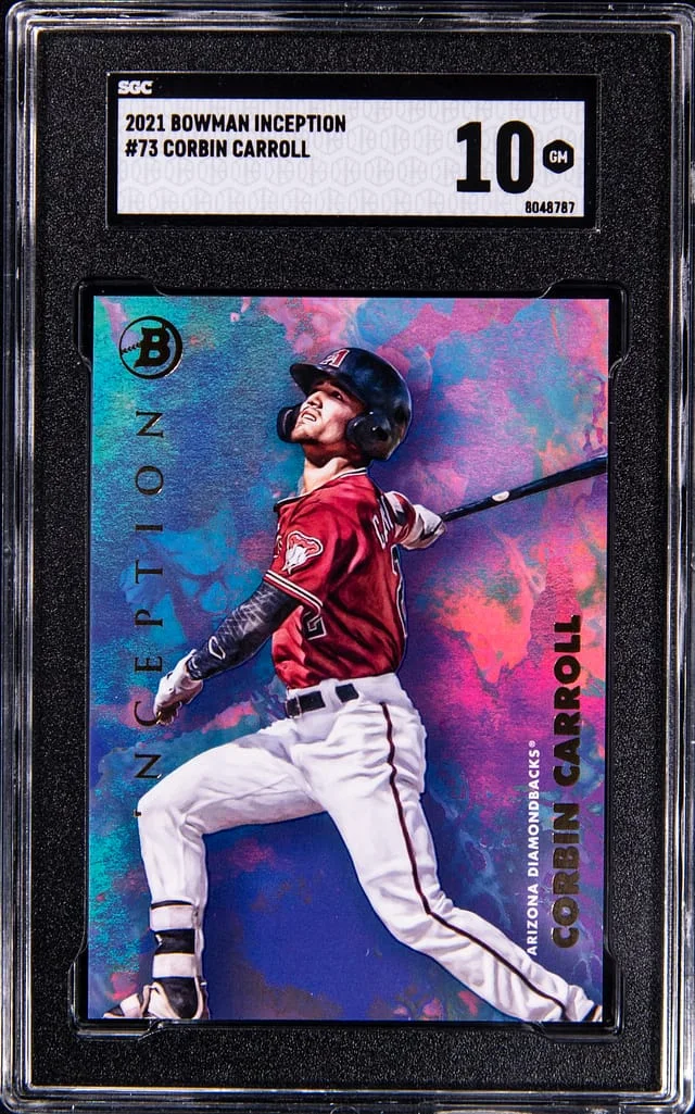 2021 Bowman Corbin Carroll Inception #73 card image