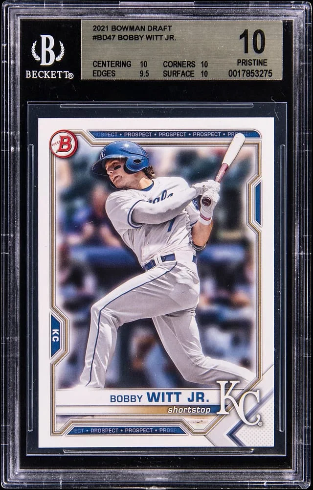 2021 Bowman Draft Bobby Witt Jr. #BD-47 card image