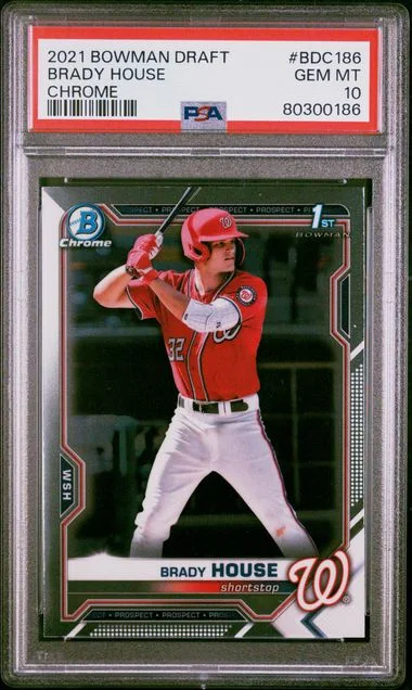 2021 Bowman Draft Brady House Chrome-Refractor #Bdc186 card image