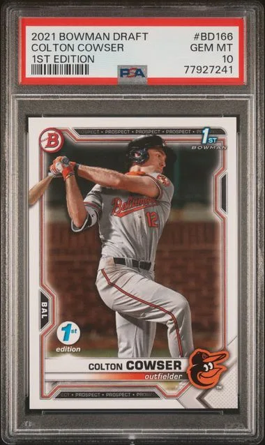 2021 Bowman Draft Colton Cowser 1st Edition #BD166 card image