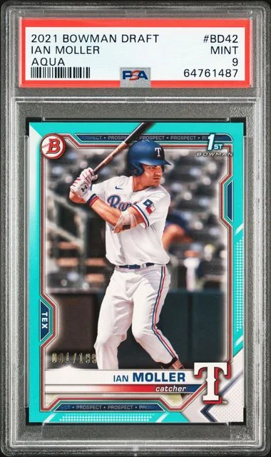 2021 Bowman Draft Ian Moller #BD42 card image