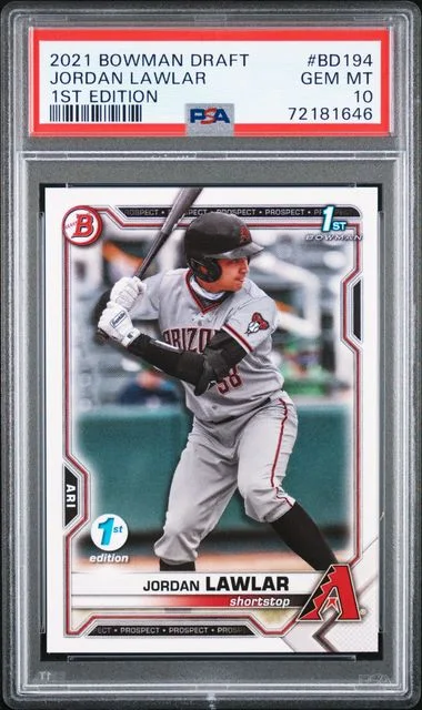 2021 Bowman Draft Jordan Lawlar 1st Edition #BD-194 card image