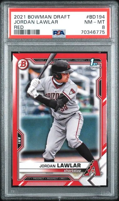 2021 Bowman Draft Jordan Lawlar #BD194 card image