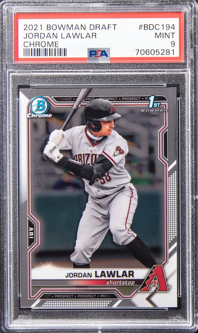 2021 Bowman Draft Jordan Lawlar Chrome #BDC-154 card image