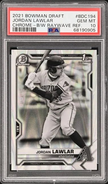 2021 Bowman Draft Jordan Lawlar Chrome #BDC-194 card image