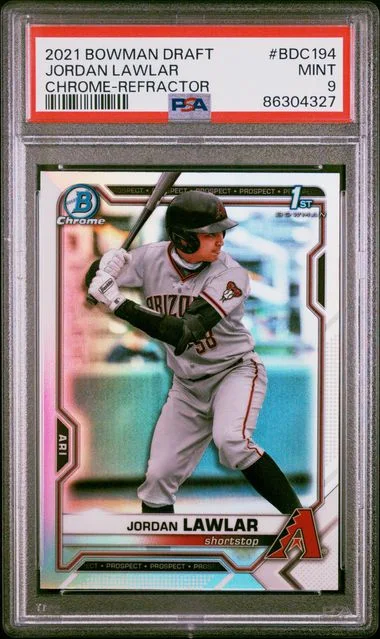 2021 Bowman Draft Jordan Lawlar Chrome-Refractor #BDC194 card image