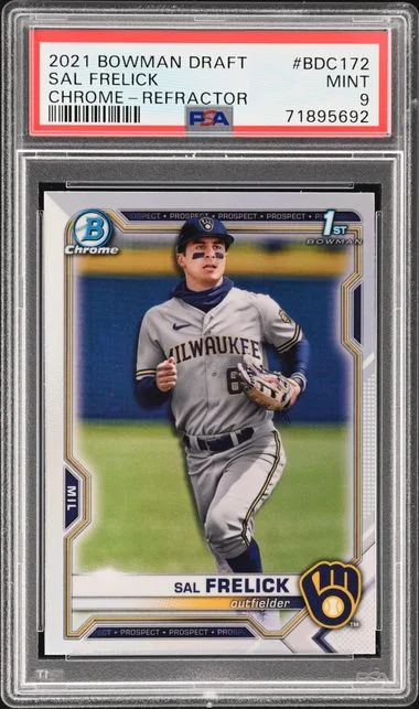 2021 Bowman Draft Sal Frelick Chrome Refractor #BDC-172 card image