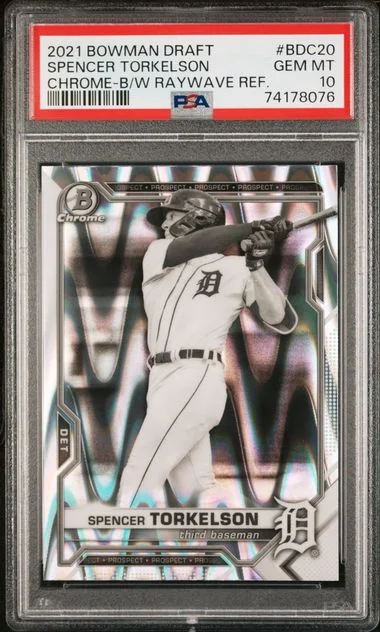 2021 Bowman Draft Spencer Torkelson Chrome Sapphire Edition #BDC20 card image