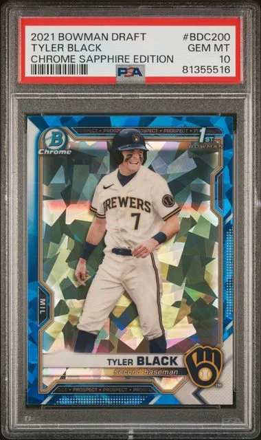 2021 Bowman Draft Tyler Chrome Sapphire Edition #BDC200 card image