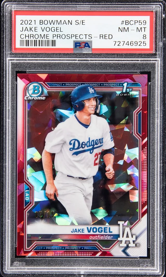 2021 Bowman Jake Vogel Mega Box Chrome #BCP-59 card image