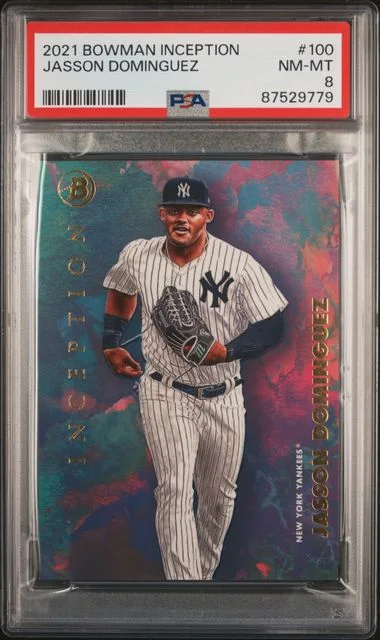 2021 Bowman Jasson Dominguez Inception #100 card image