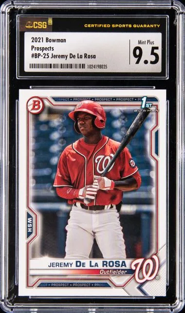 2021 Bowman Jeremy De La Rosa Prospects #BP-25 card image