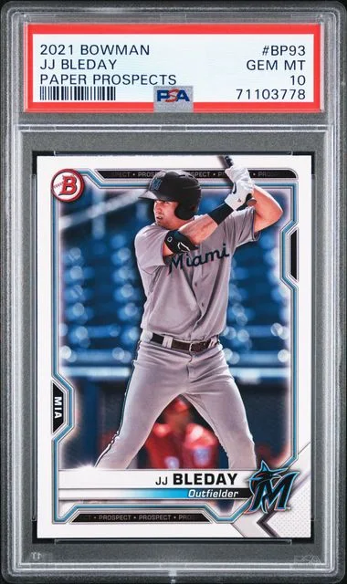 2021 Bowman JJ Bleday Paper Prospects #BP93 card image
