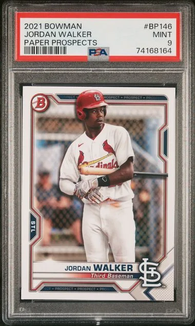 2021 Bowman Jordan Walker Paper Prospects #BP-146 card image
