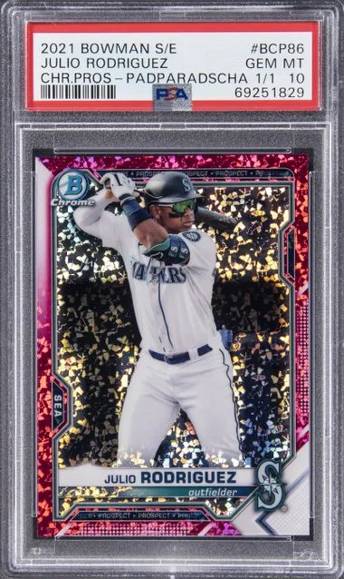 2021 Bowman Julio Rodriguez Mega Box Chrome #BCP-86 card image