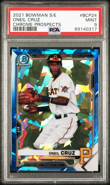 2021 Bowman Oneil Cruz Sapphire Edition Chrome Prospects #BCP-24 card image