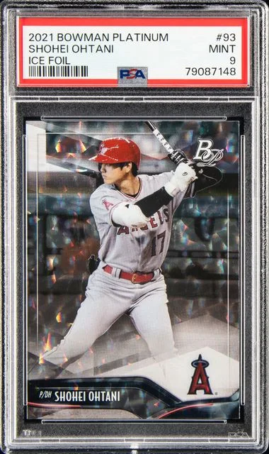 2021 Bowman Platinum Shohei Ohtani #93 card image