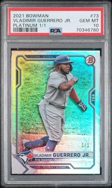 2021 Bowman Platinum Vladimir Guerrero Jr. #73 card image
