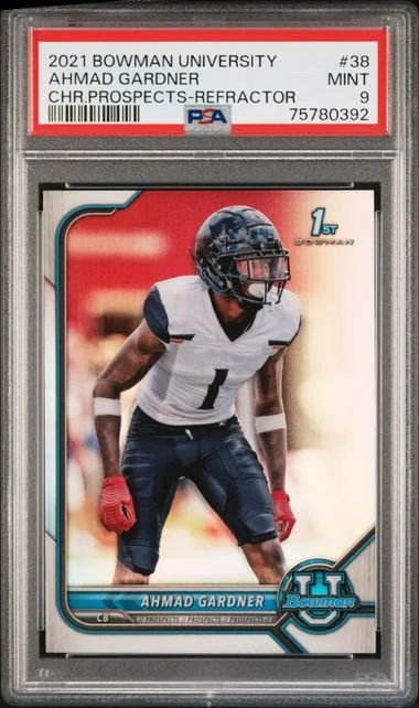 2021 Bowman University Chrome Ahmad Gardner Prospects #38 card image