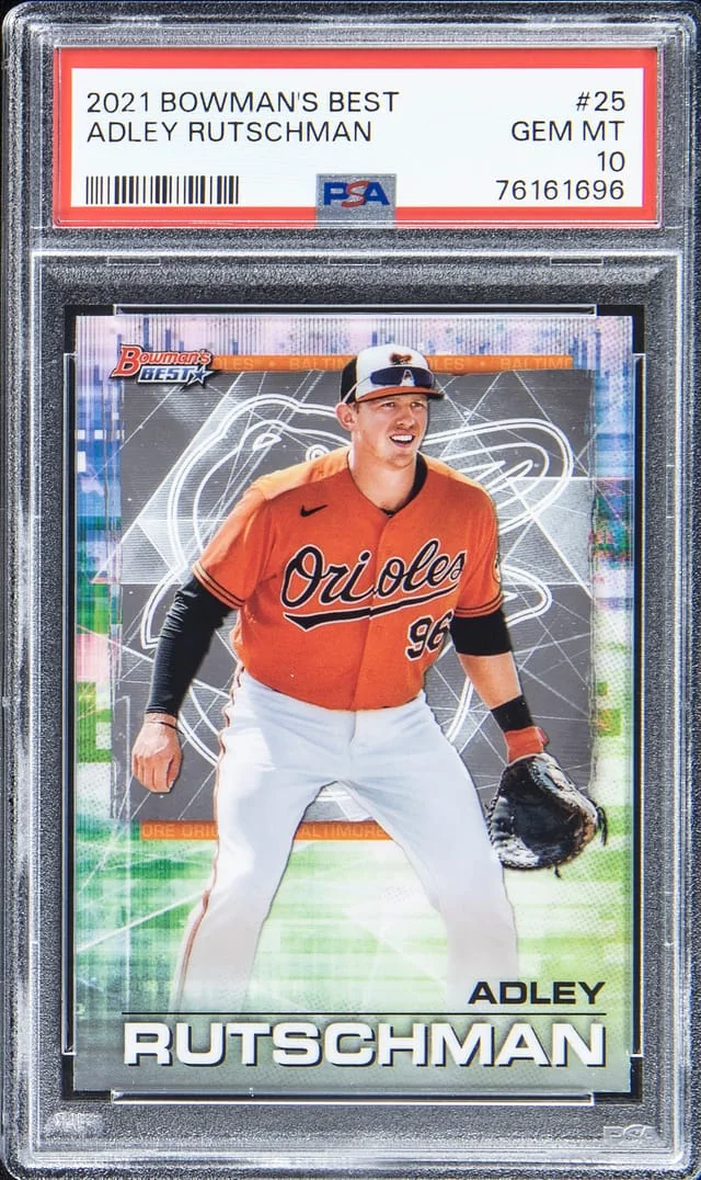 2021 Bowman's Best Adley Rutschman #25 card image